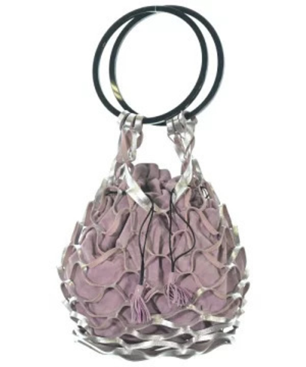 Salvatore Ferragamo Handbag Silver x Purple